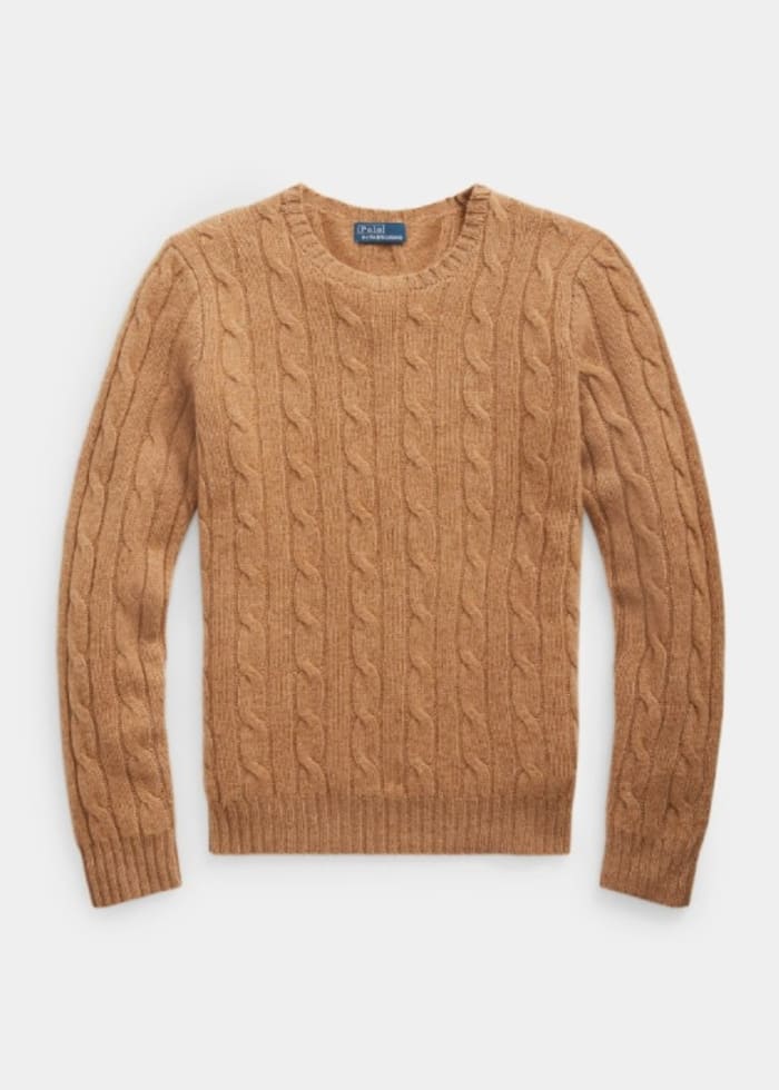 Ralph Lauren cable-knit cashmere sweater
